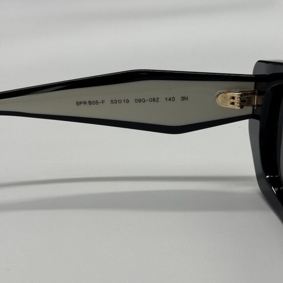 NEW PRADA PRB05SF 09Q08Z WOMEN BLACK SUNGLASSES SPR B05F 09Q08Z - Picture 10 of 11